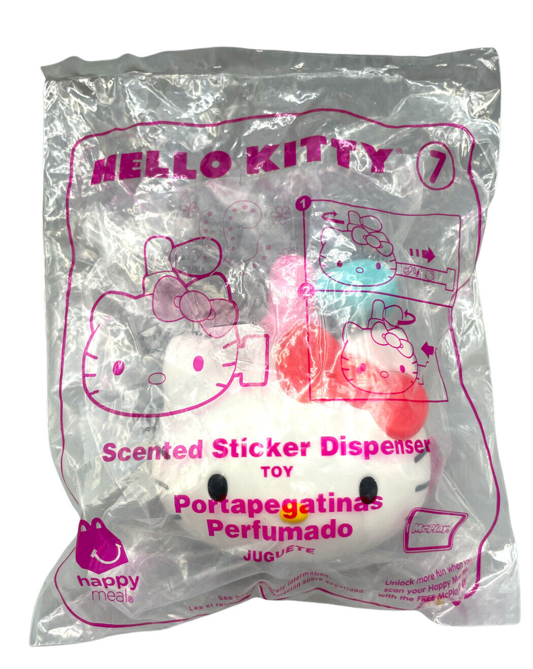 2018 McDonald\'s Happy Meal Toy Sanrio #4 Hello Kitty Scented Sticker Dispenser