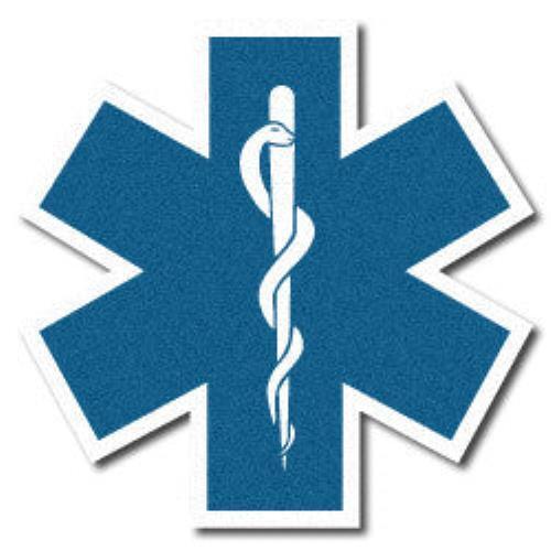 3M Scotchlite Reflective Star of Life Reflective Decal - 14\