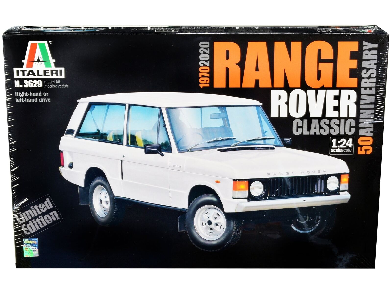 Skill Model Kit Land Rover Range Rover Classic 50th Anniversary 1/24 Scale Model