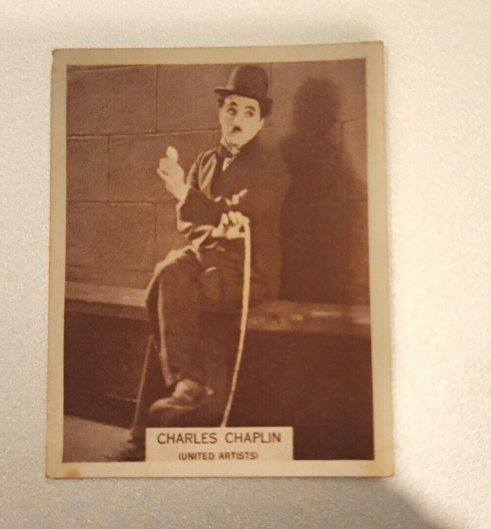 1934 Charlie Chaplin Wills\'s Famous Film Stars #71 - Large  
