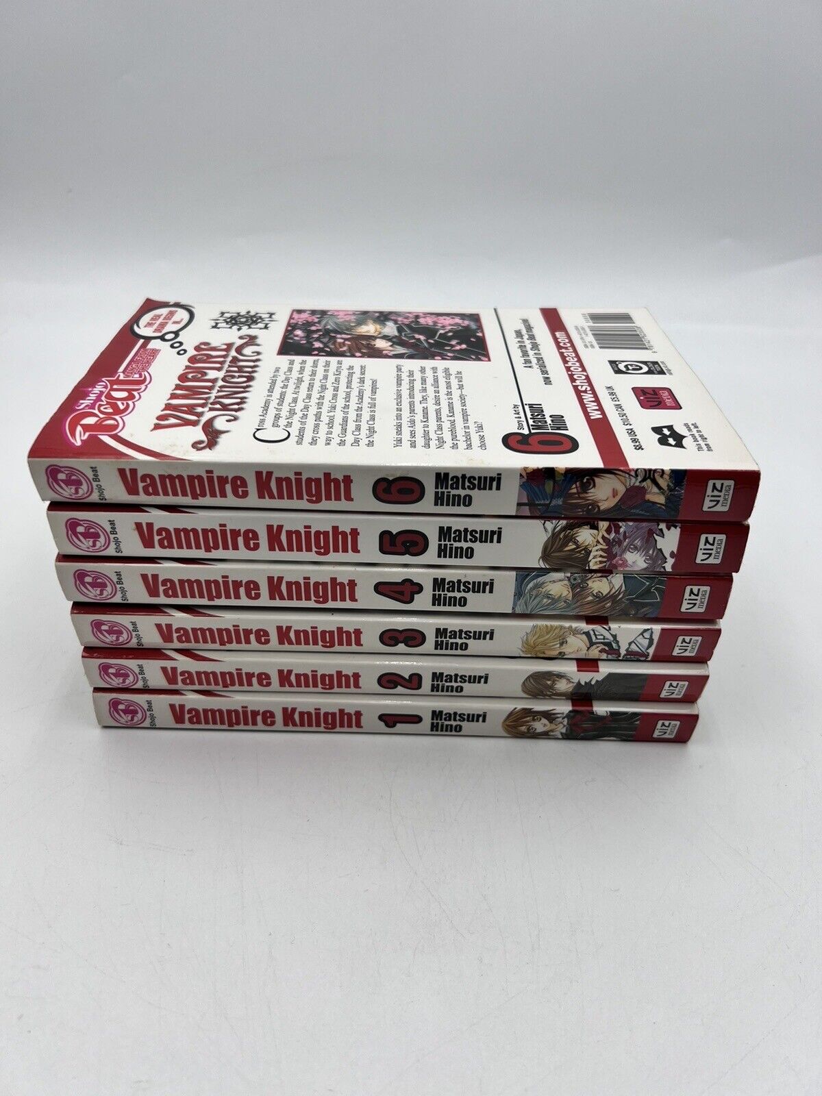 Vampire Knight Memories Manga 1-6 Matsuri Hino English Used Condition