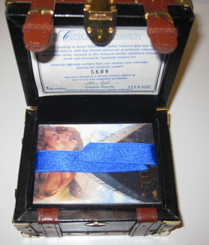 Titanic Trunk Cards Leonardo DiCaprio Kate Winslet Set Steamer Mint Condition