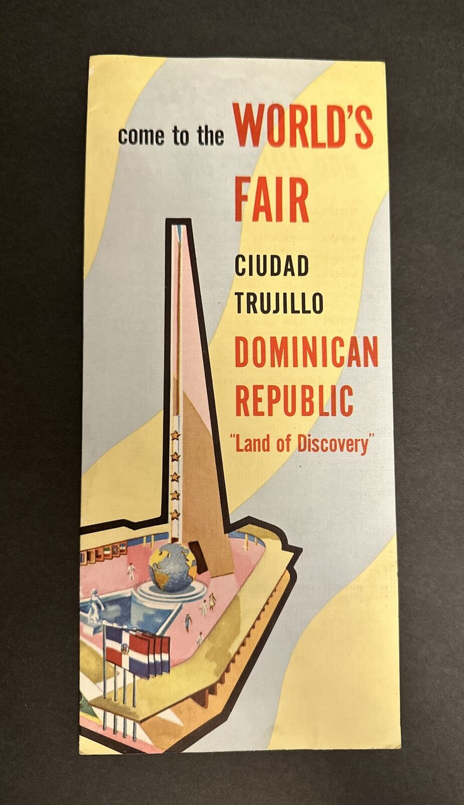 Vintage Original 1955 Worlds Fair Dominican Republic Brochure, RARE 