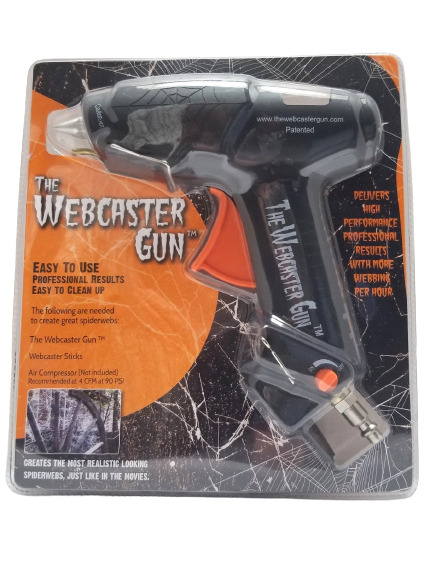 The Webcaster Gun-Create a Spooky Spiderweb Scene NIP