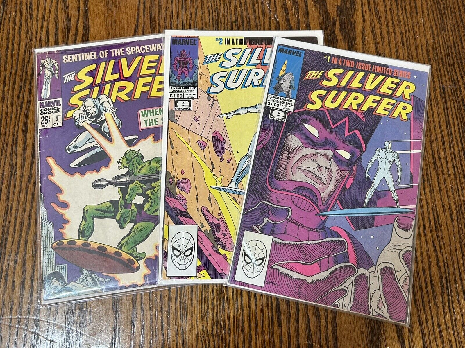 Silver Surfer Comic Lot (#2, Moebius 1-2)