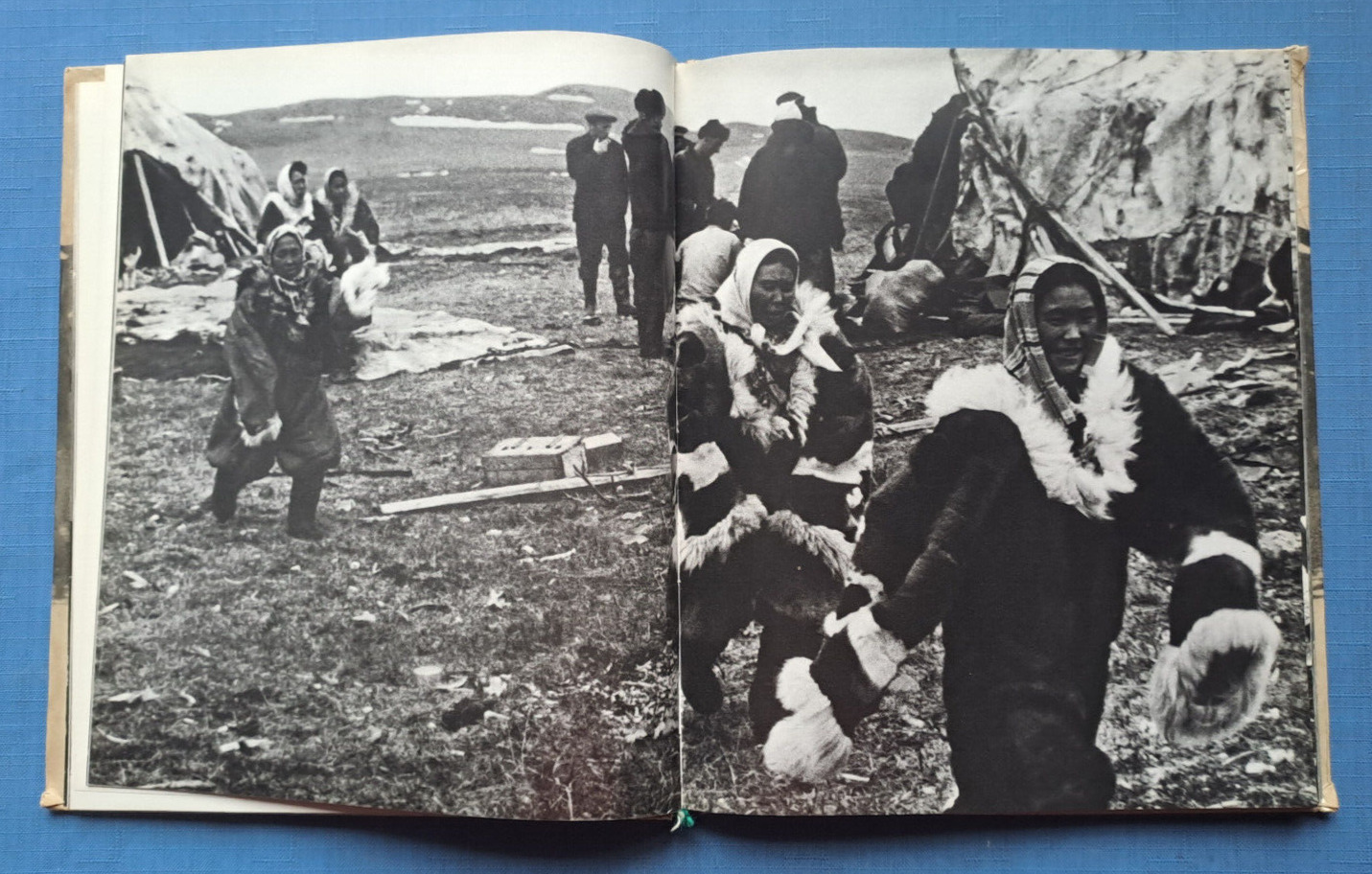 1971 Glimpses of Chukotka North Chukchi Eskimo Photo D. Baltermans Russian book
