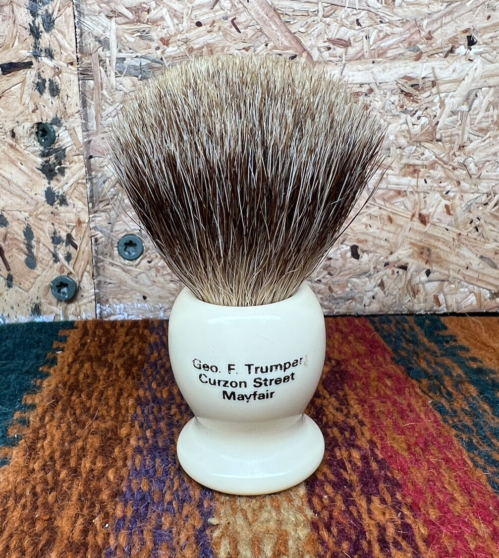 Vintage Geo F. Trumper Shaving Brush Badger Simpson
