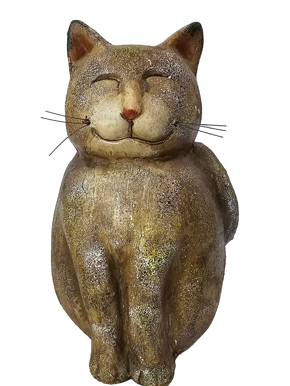Smiling Cat Red Clay Tall 9\