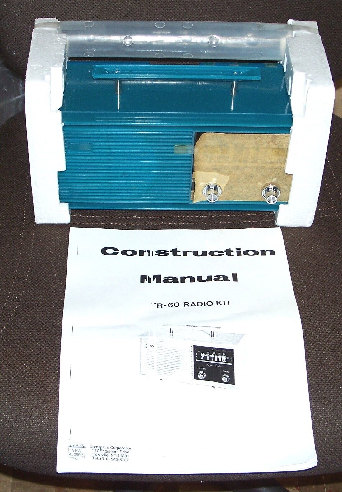 UNBUILT portable vintage 6 transistor AM radio KIT receiver DIY electronic set