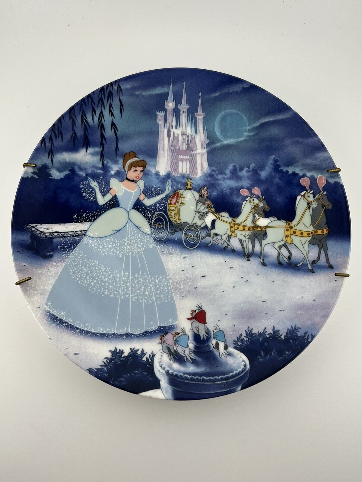Vtg Cinderella 1992 Treasured Moments Collection CINDERELLA #1 China Plate