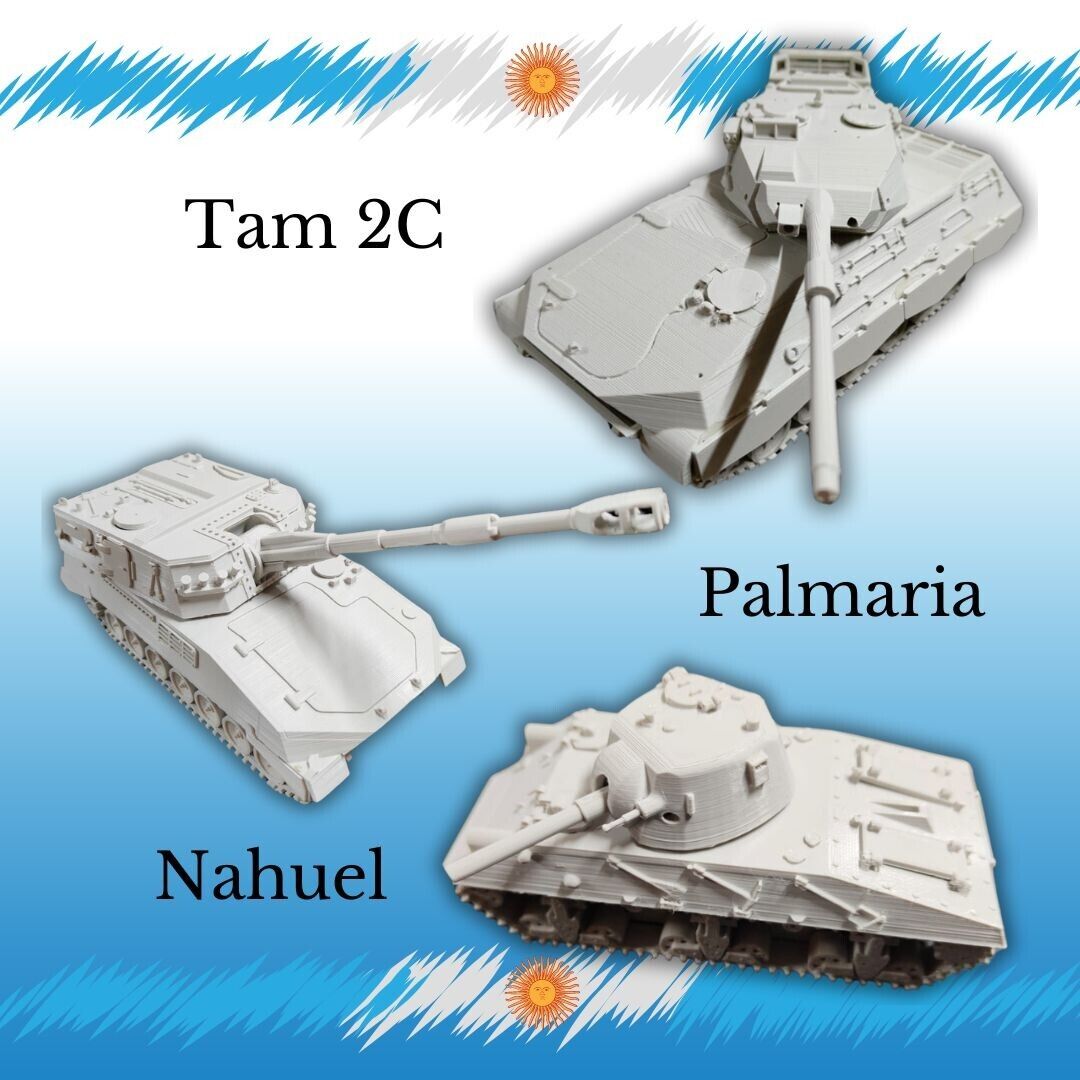 Argentine tanks 1:35 Scale TAM 2C Nahuel Palmaria Models Kits vehicles DIY