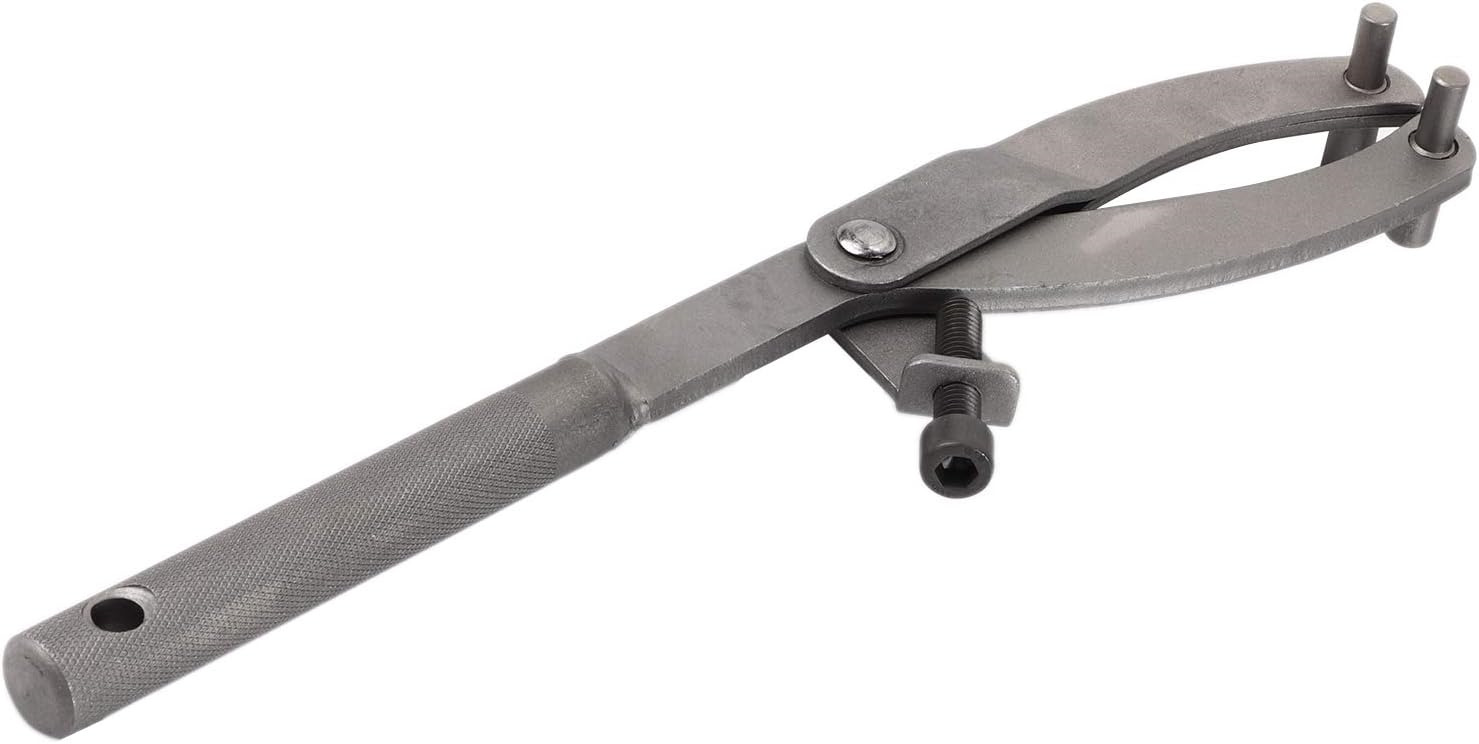 Qiilu Flywheel Holder Spanner Wrench Clutch Wrench Adjustable Wrench Holder Hub