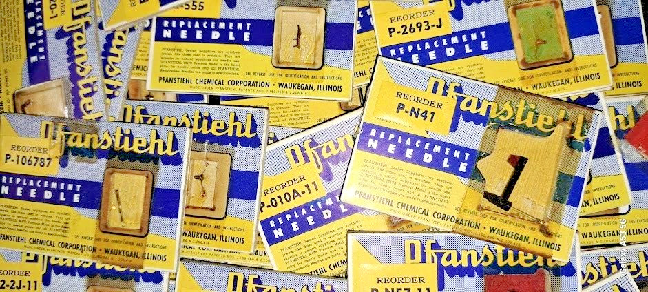 phonograph repairman special. Fifty+ replacement needles for various phonographs