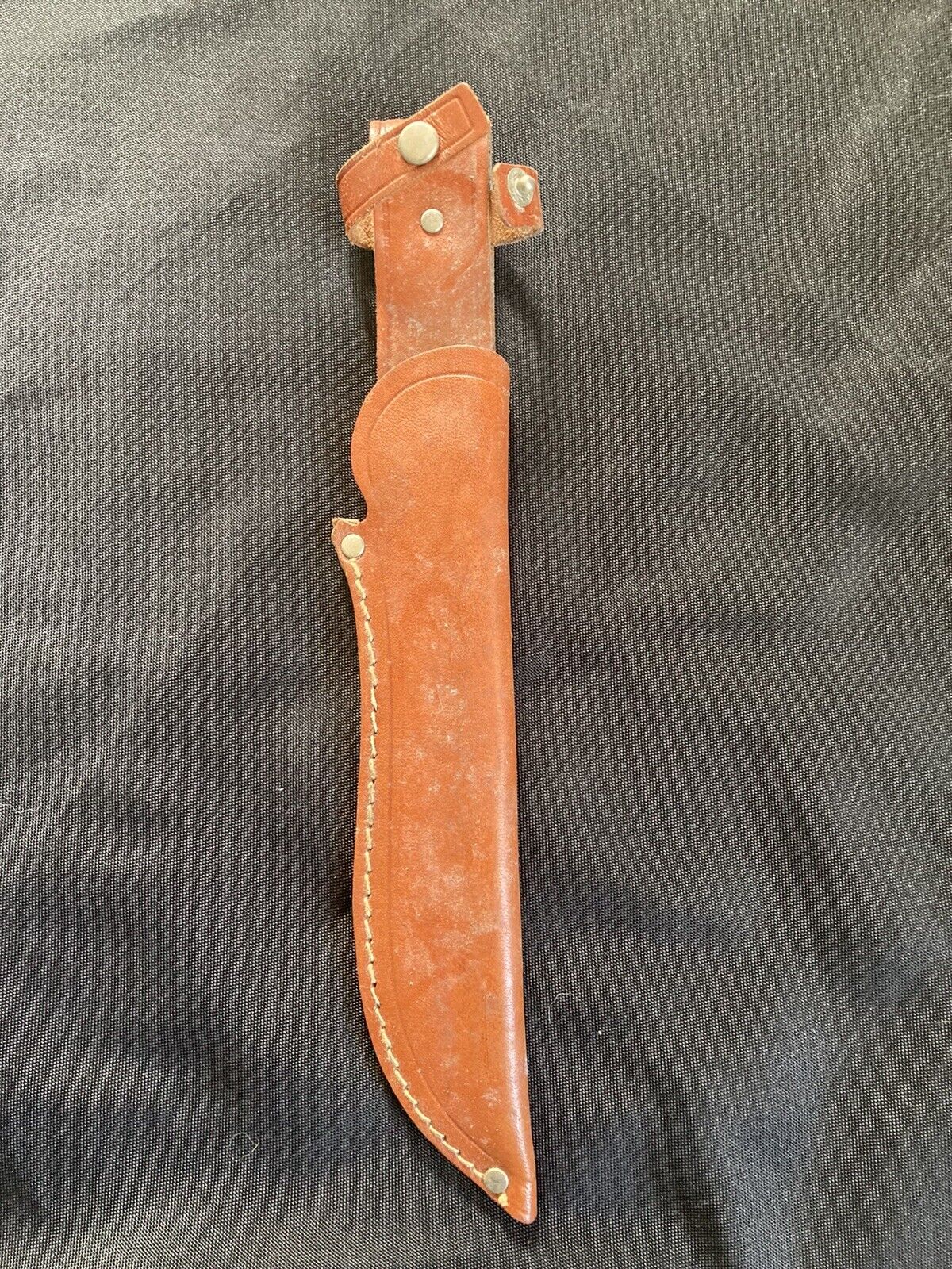 Vintage German Leather Knife Sheath Fixed Blade Made In Germany