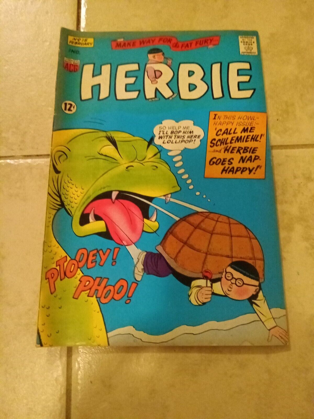 1965 Herbie #15 Comic F-VF
