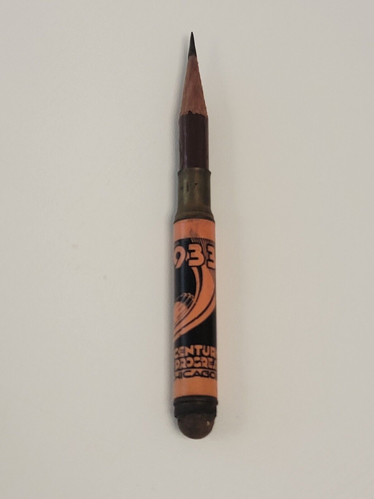 VTG 1933 World's Fair bullet pencil Chicago 