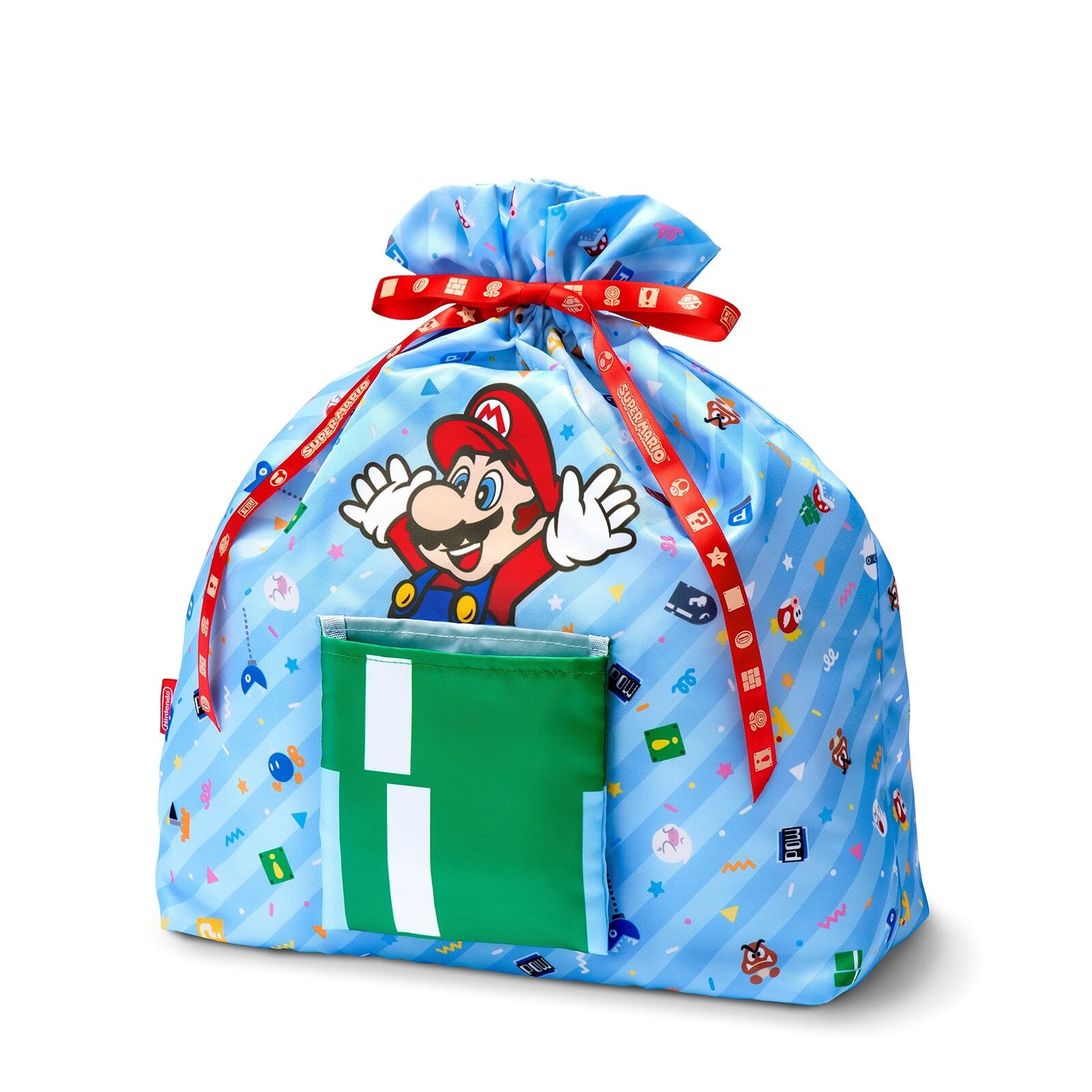 Super Mario Home & Party 2way Wrapping Bag M (Mario)