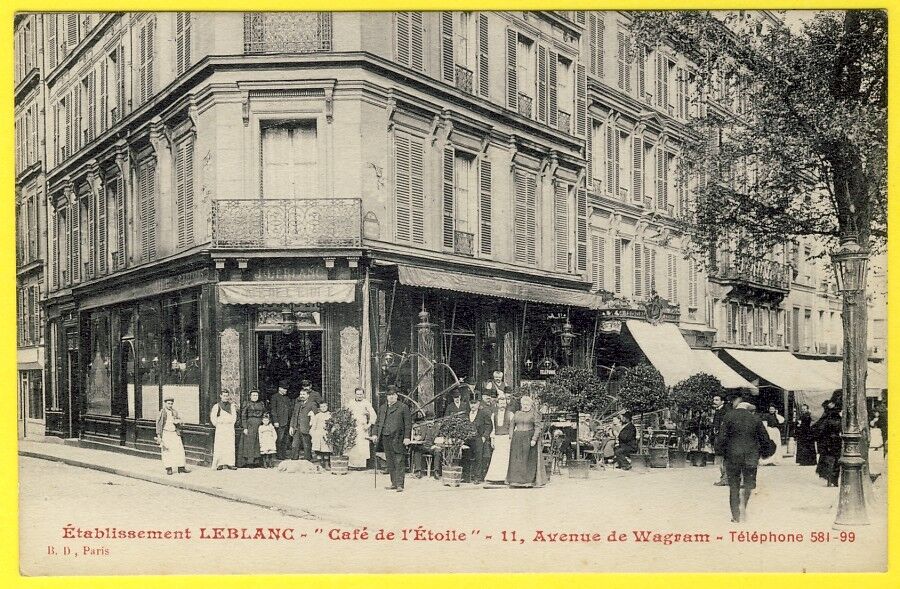 cpa 75 - PARIS establishment LEBLANC \