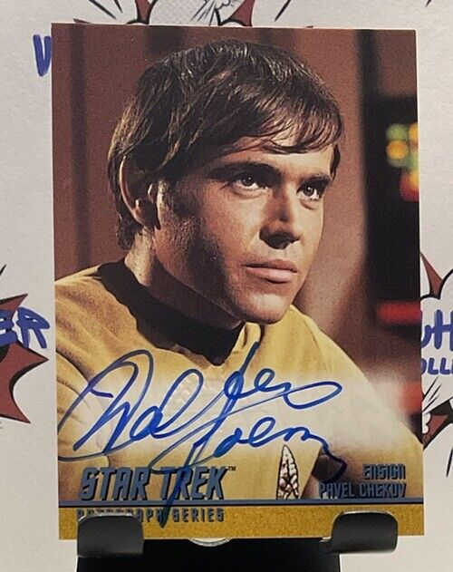 WALTER KOENIG Auto Star Trek Autograph Series ENSIGN PAVEL CHEKOV A62