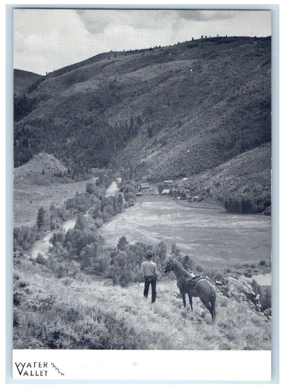 Encampment Wyoming WY Postcard Water Valley Ranch Exterior c1940 Vintage Antique