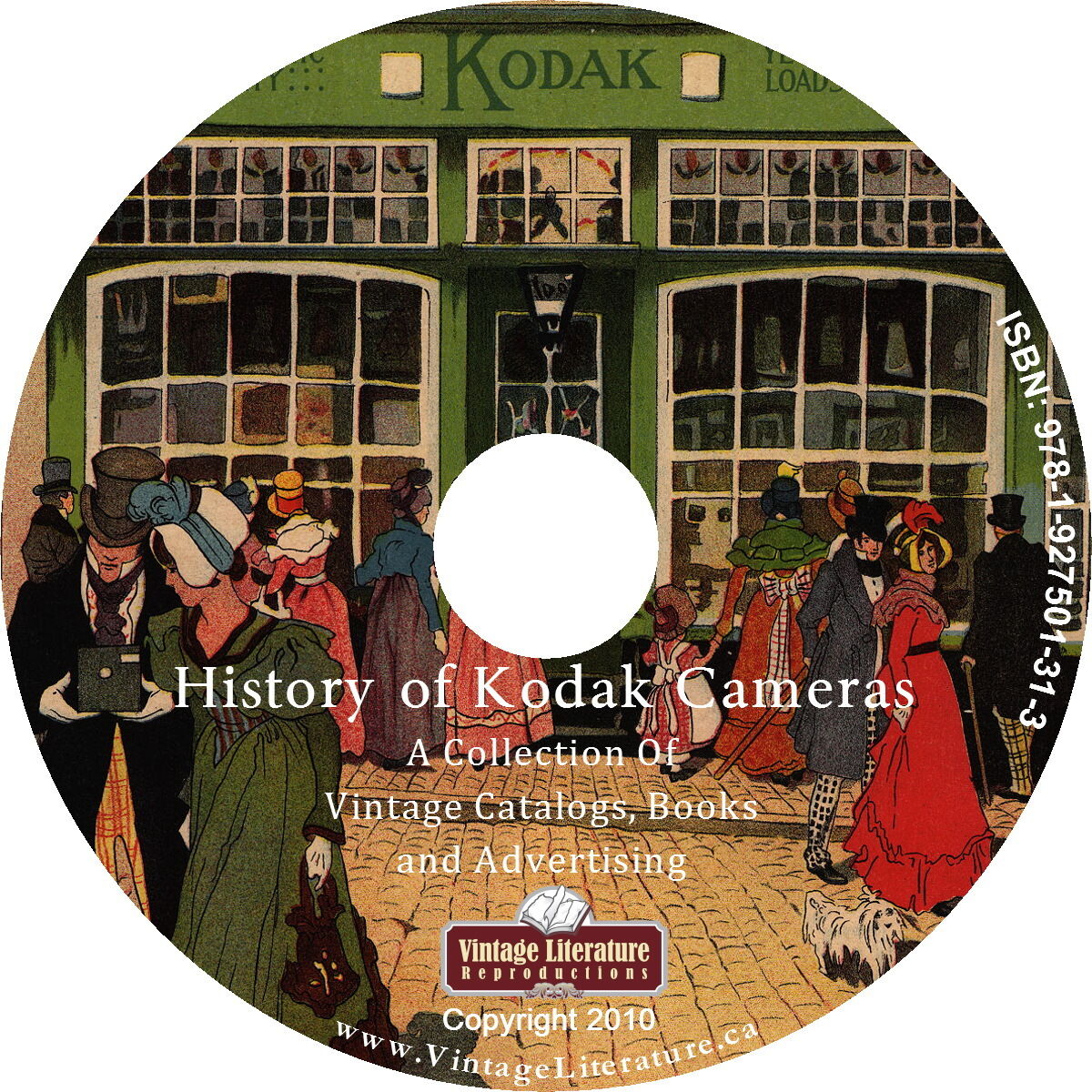 Kodak Cameras {History, Antique Advertising, Manuals & Catalogs} on DVD 