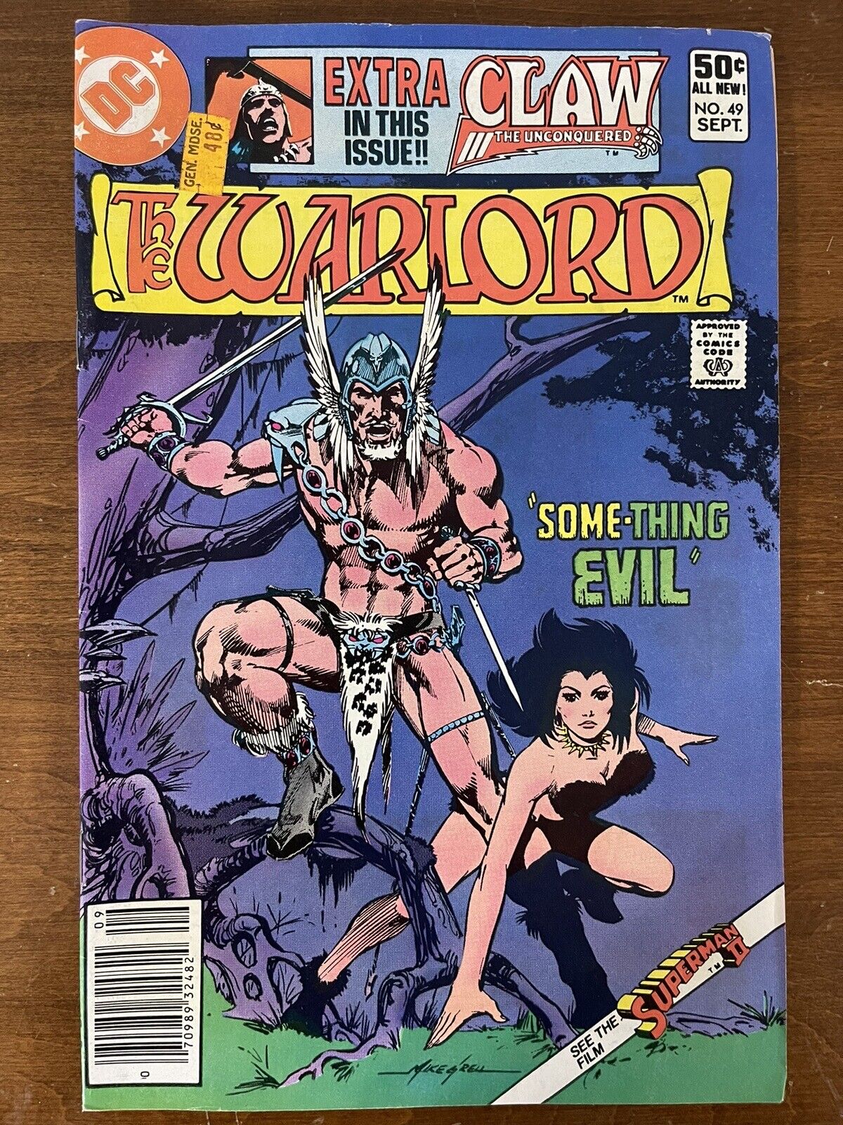 The Warlord #49 Something Evil (1981) DC Comics