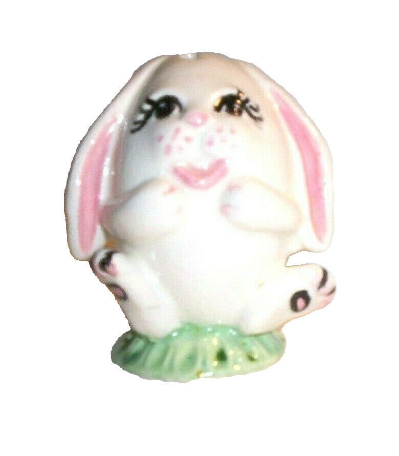 Rabbit I*177a -50.2203 Ceramic Character Egg  Pie Vent