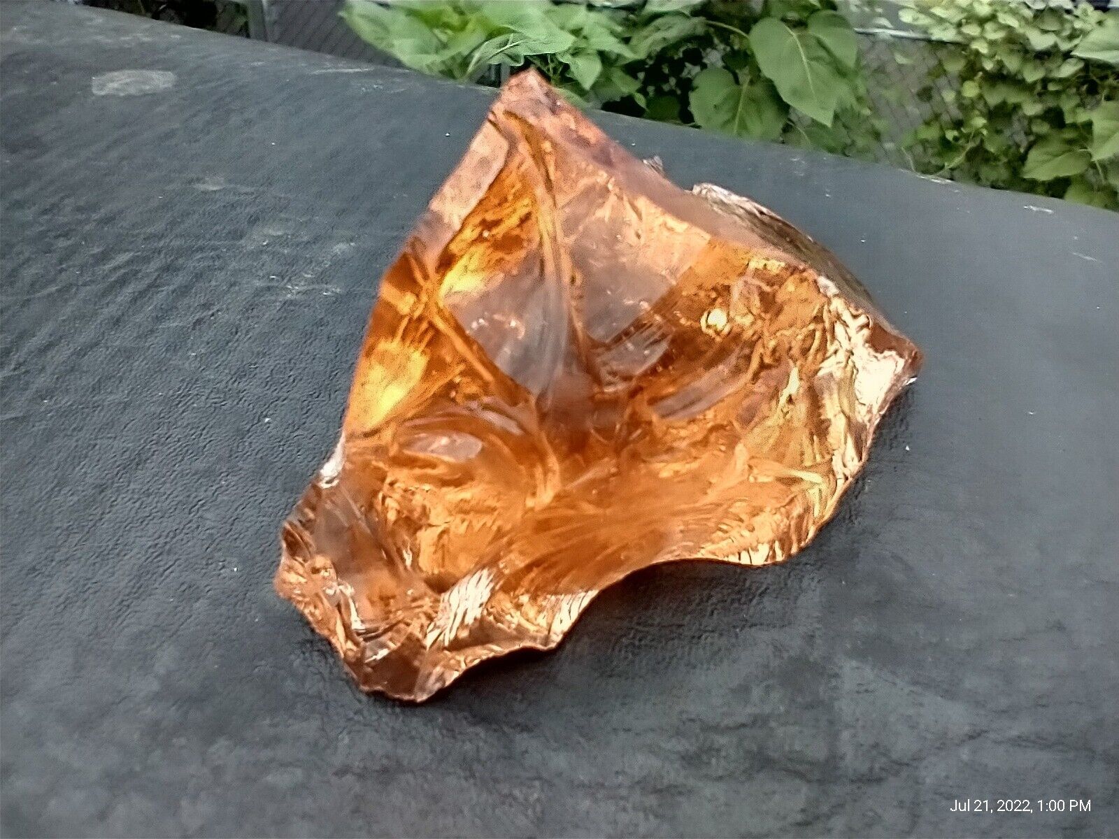 Lemurian Ethereum King of Solomon Crystal Amber Sacred Land Andara 130 Grams