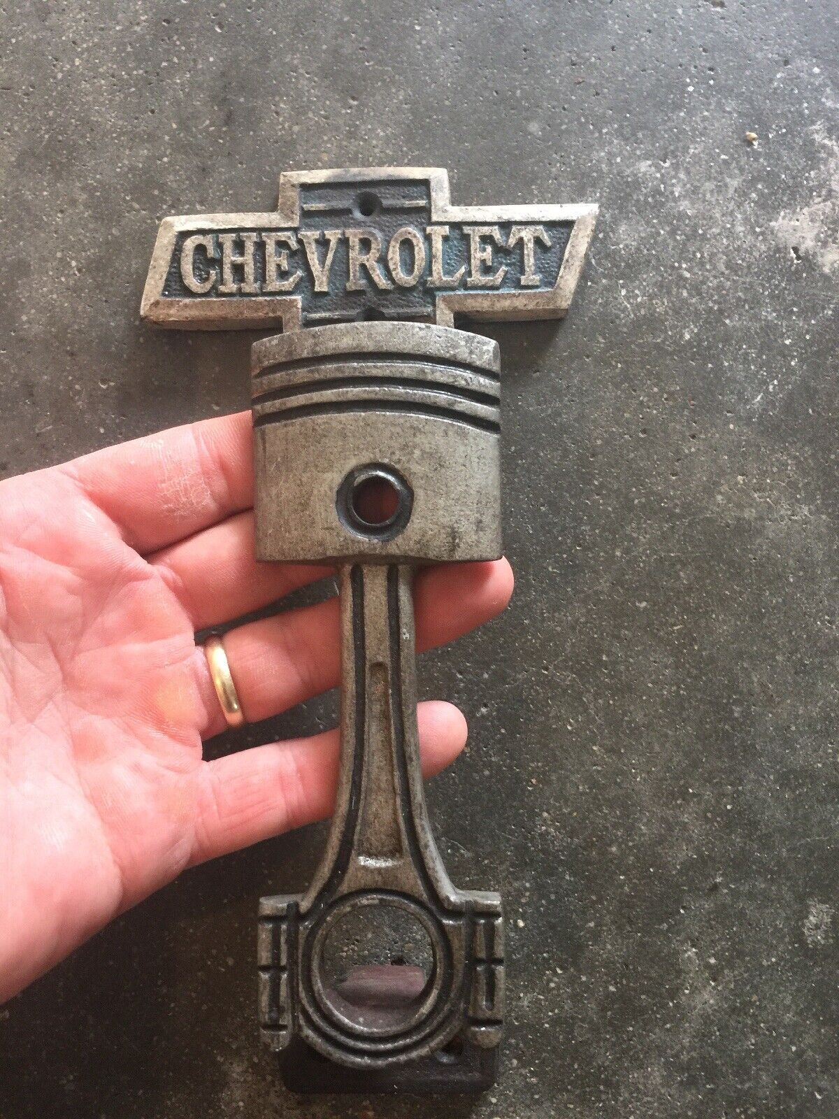 Chevrolet Chevy Cast Iron Door Handle 9INCH Patina Collector Auto Car Truck GIFT