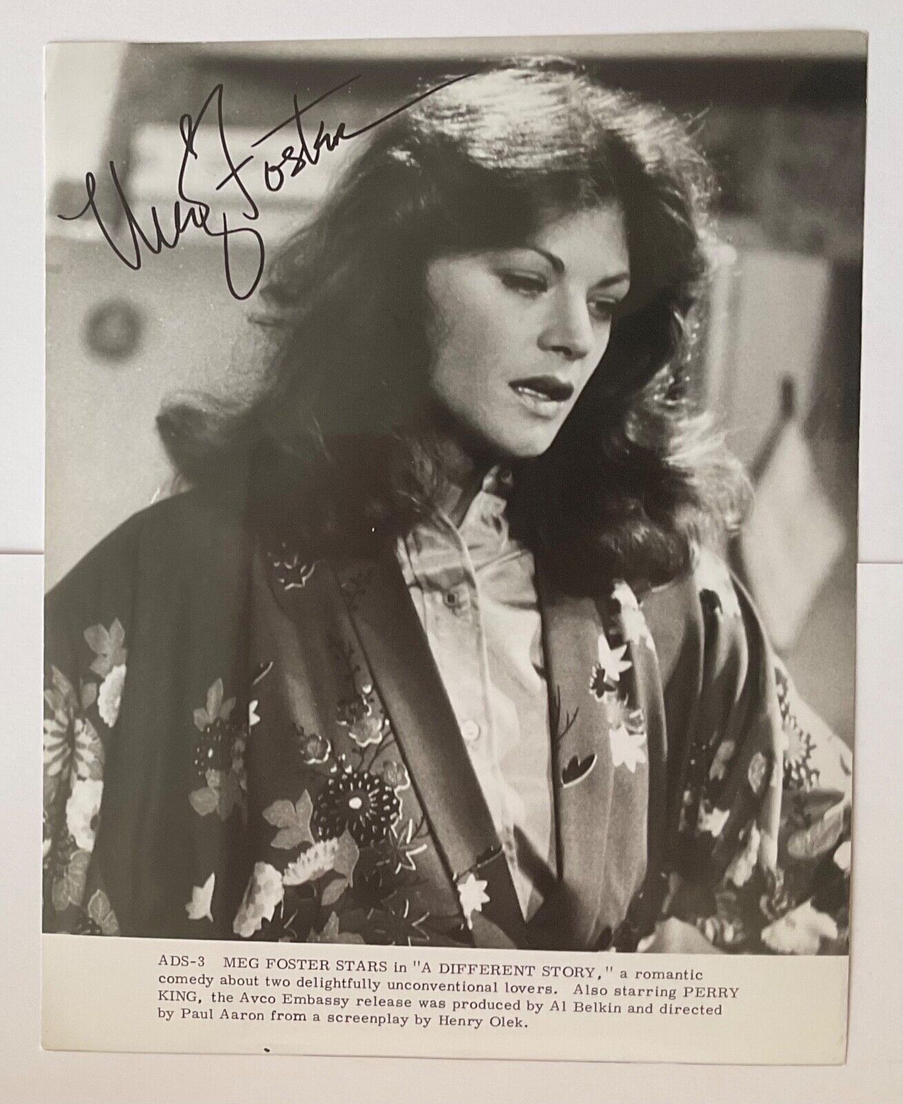 MEG FOSTER ( A Different Story ) Genuine Handsigned Photograph 10 x 8
