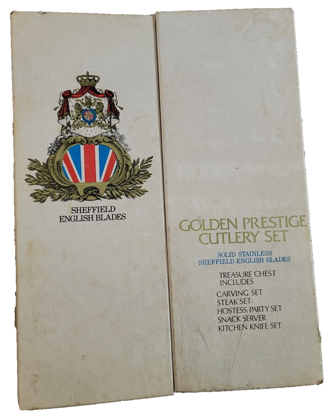 Lifetime Golden Prestige (Stainless) Cutlery Set England Silverware VTG 17 pc 