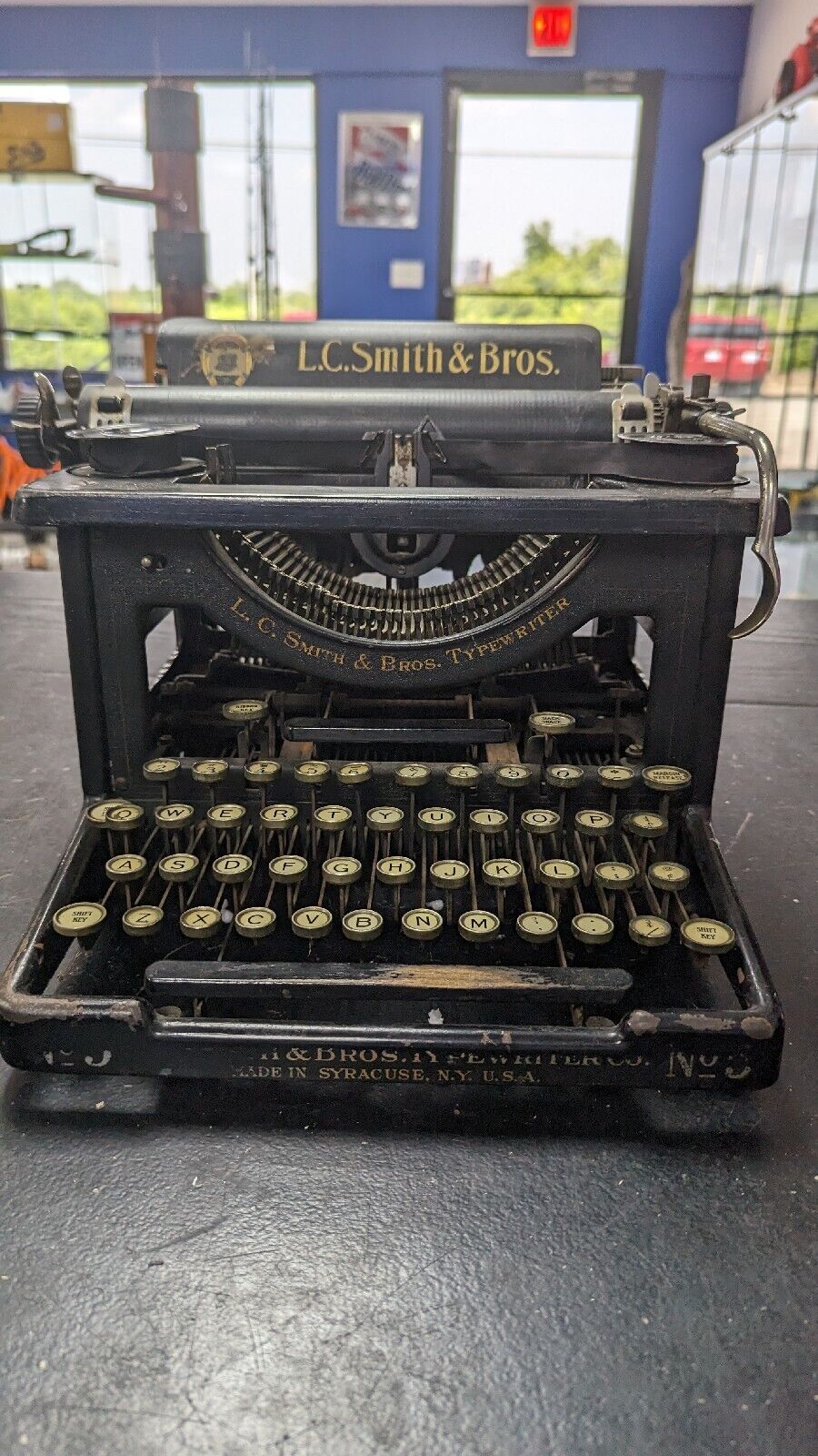 Antique L.C. Smith & Bros. # 5 Typewriter Restoration Project