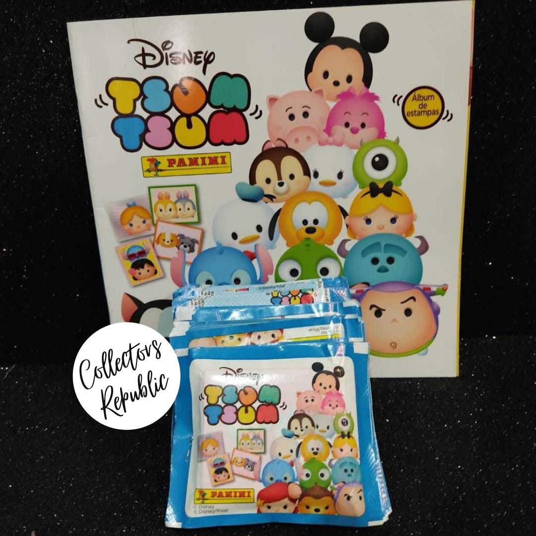 Panini Disney Tsum Tsum x50 Stickers Packs (250 Stickers ) + Sticker Album