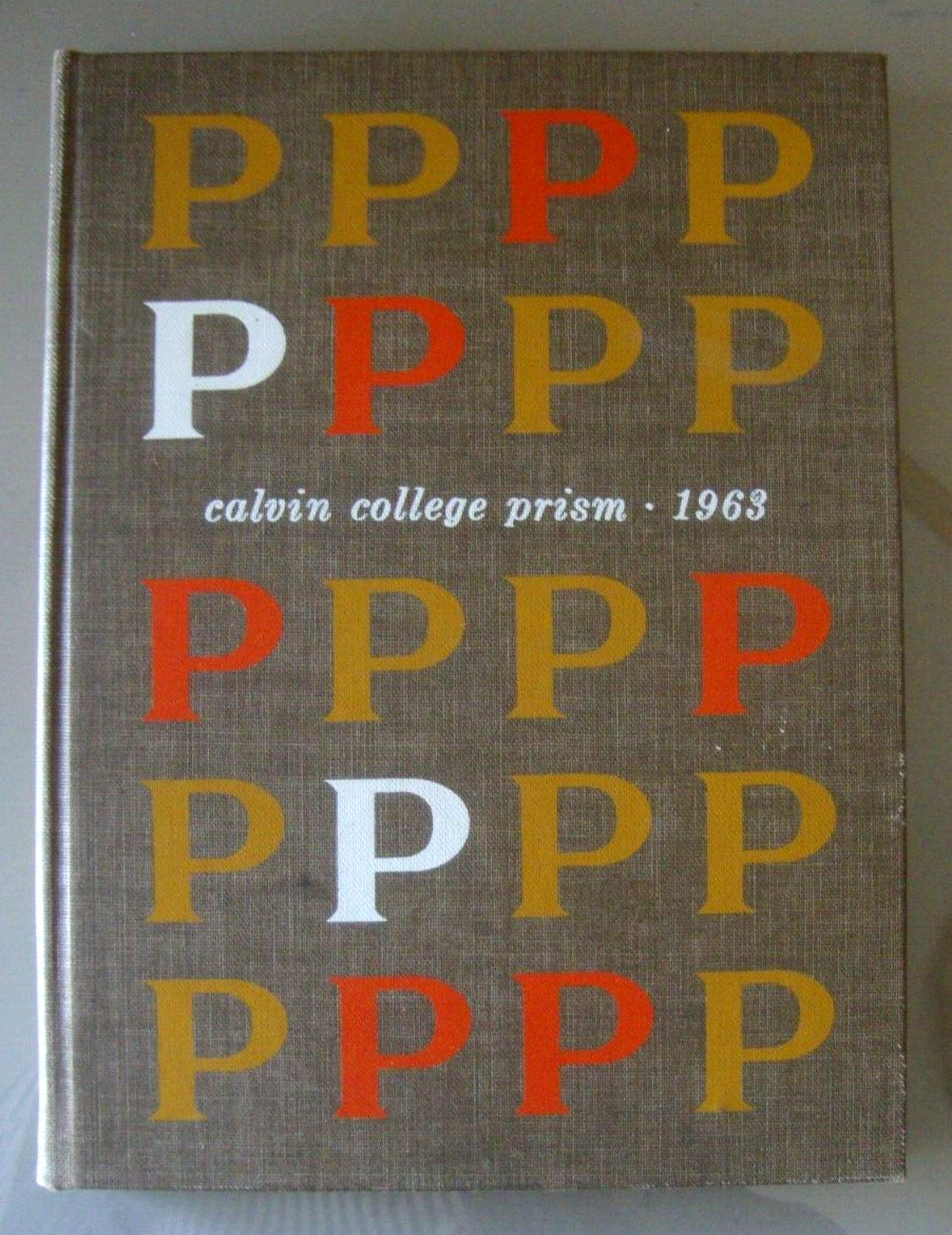 1963 Calvin College Prism yearbook Grand Rapids Michigan VGC