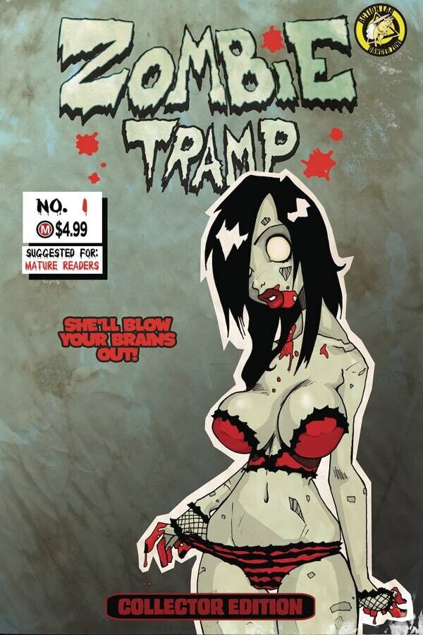 Zombie Tramp Origins #1 Cover G (Action Lab, 2017)  Very Rare Sold Out