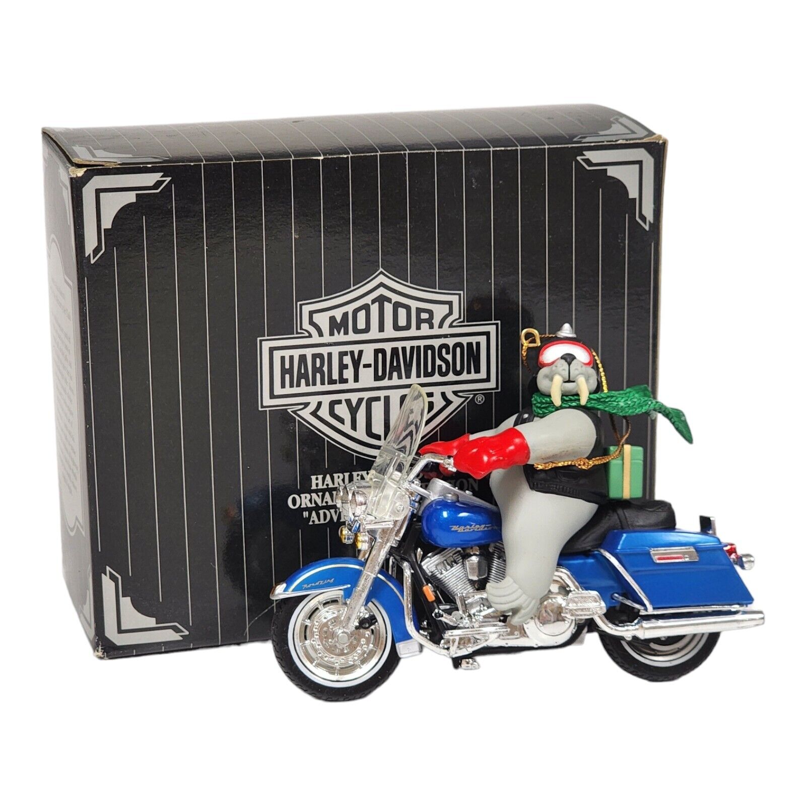 Vtg 90s Harley-Davidson Ornament collection Adventures On The Open Road Biker