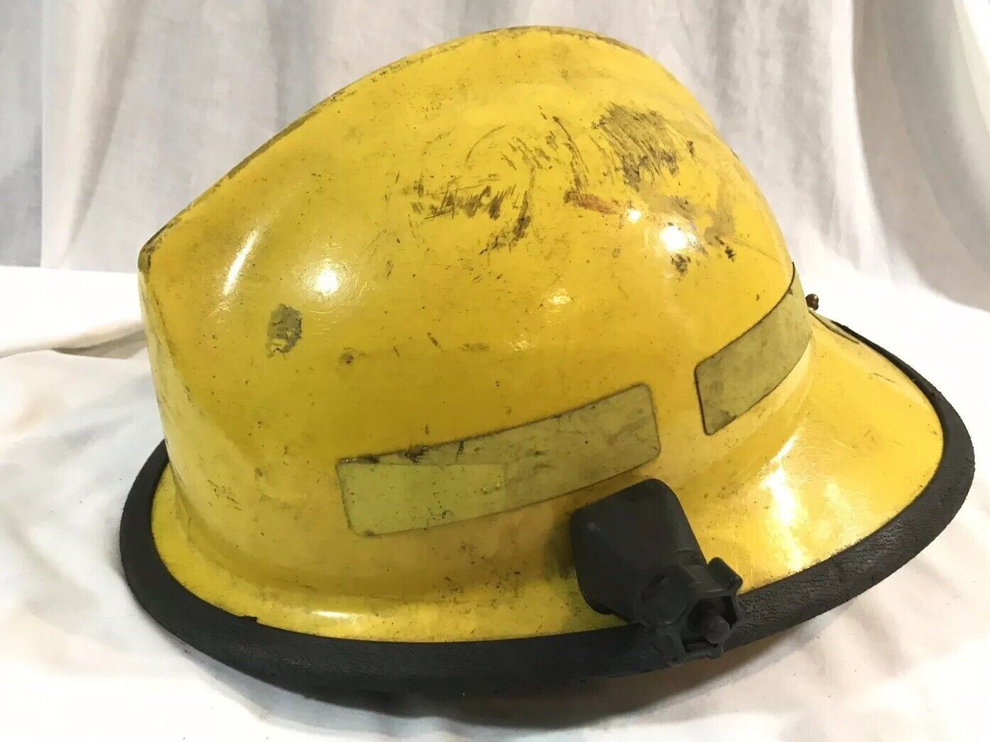 2006 Authentic Paul Conway Lion Apparel Firefighting Yellow Helmet Made In US