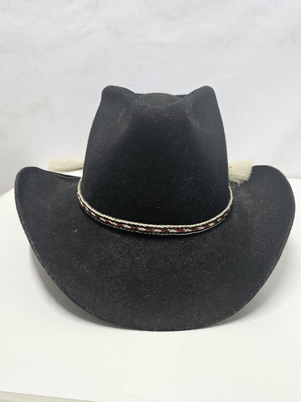 Vintage Stetson Cowboy Hat Size 7 1/8  - Billy Kidd Western Hat Black