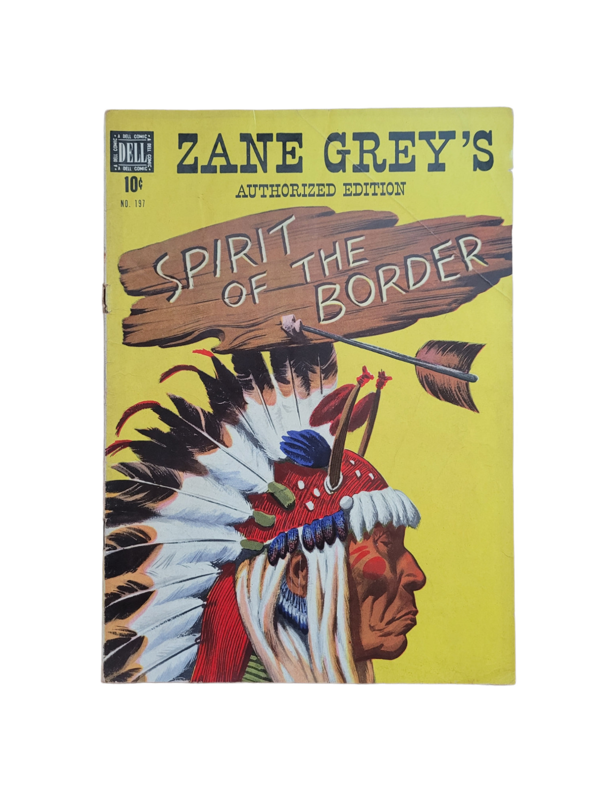 1948 Dell Zane Greys Spirit of the Border Four Color Comic 197 GD-VG RAW VINTAGE