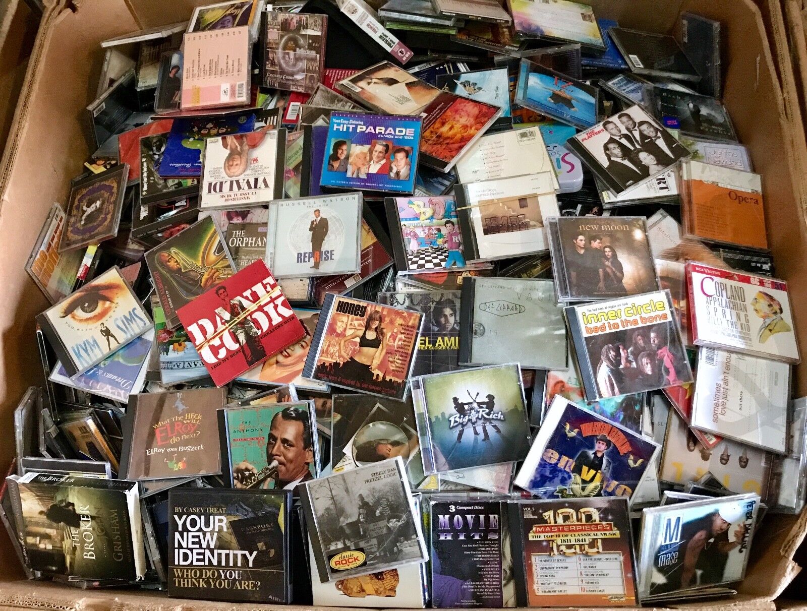 Assorted CDs Lot of 100 Different Types of Artists/Bands ALL FAIR-MINT CONDITION