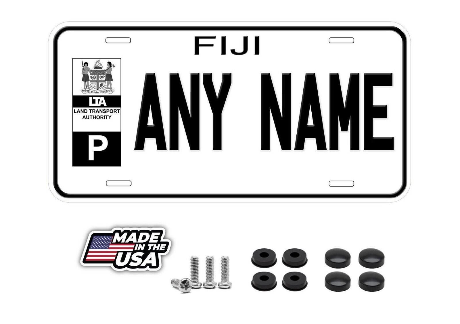Fiji Any Name Personalized Novelty Car License Plate