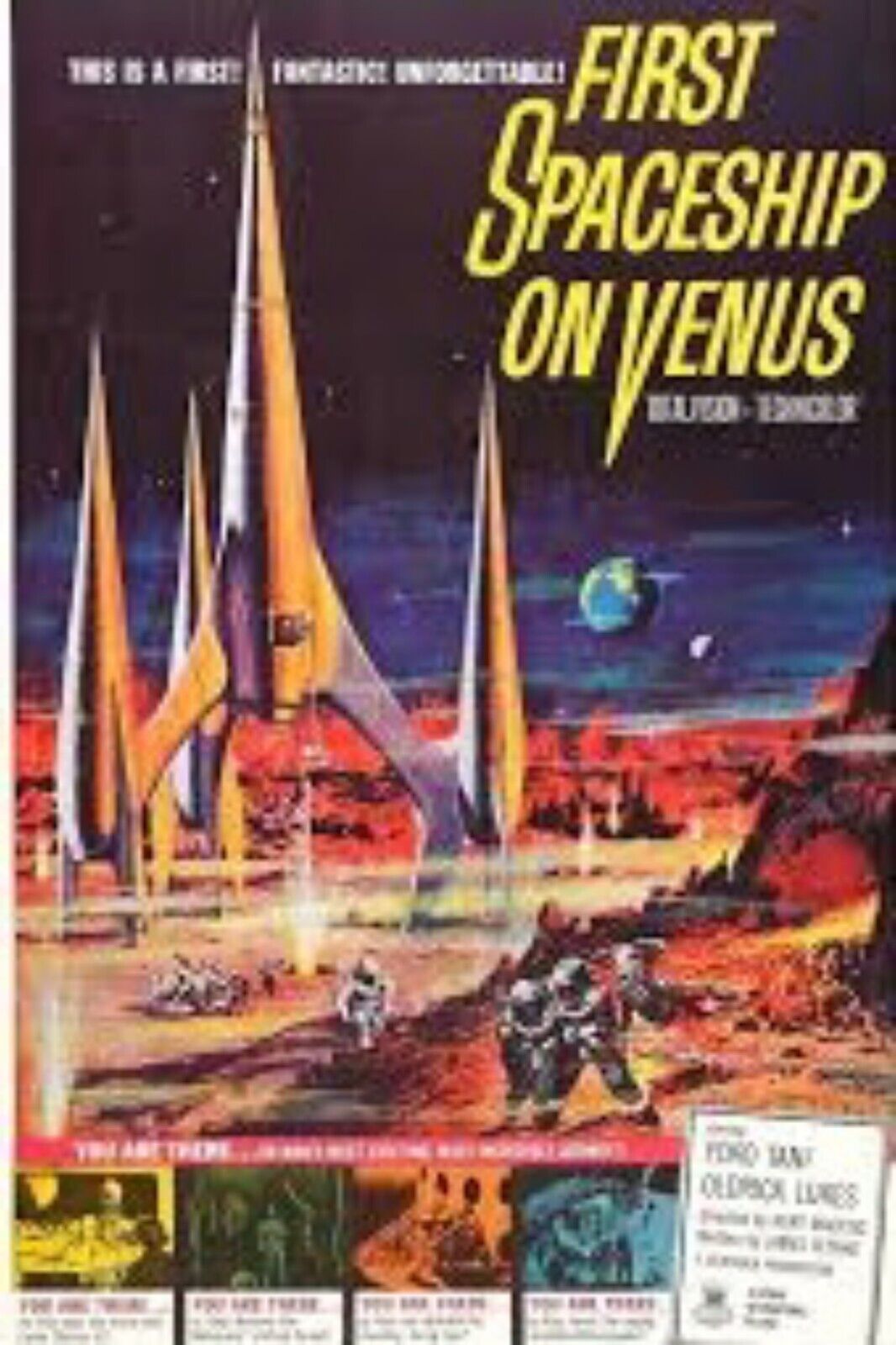 First SpaceShip on Venus Vintage Movie on DVD Enhanced Plz Read