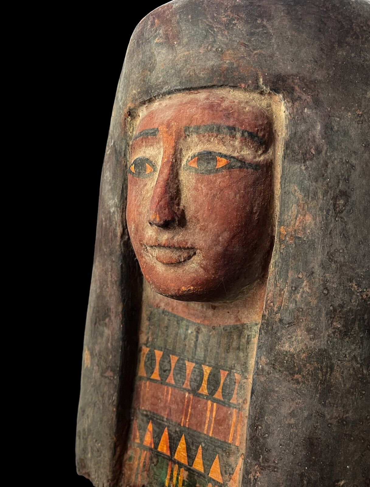 Rare Egyptian Queen Bust , Ancient Replica Antique Statue