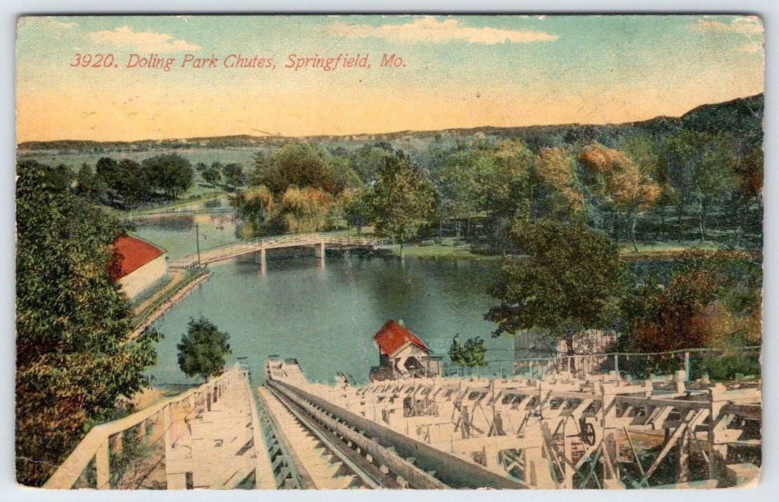 1911 DOLING PARK CHUTES*SPRINGFIELD MISSOURI*MO*PUBLISHED BY ACMEGRAPH CHICAGO