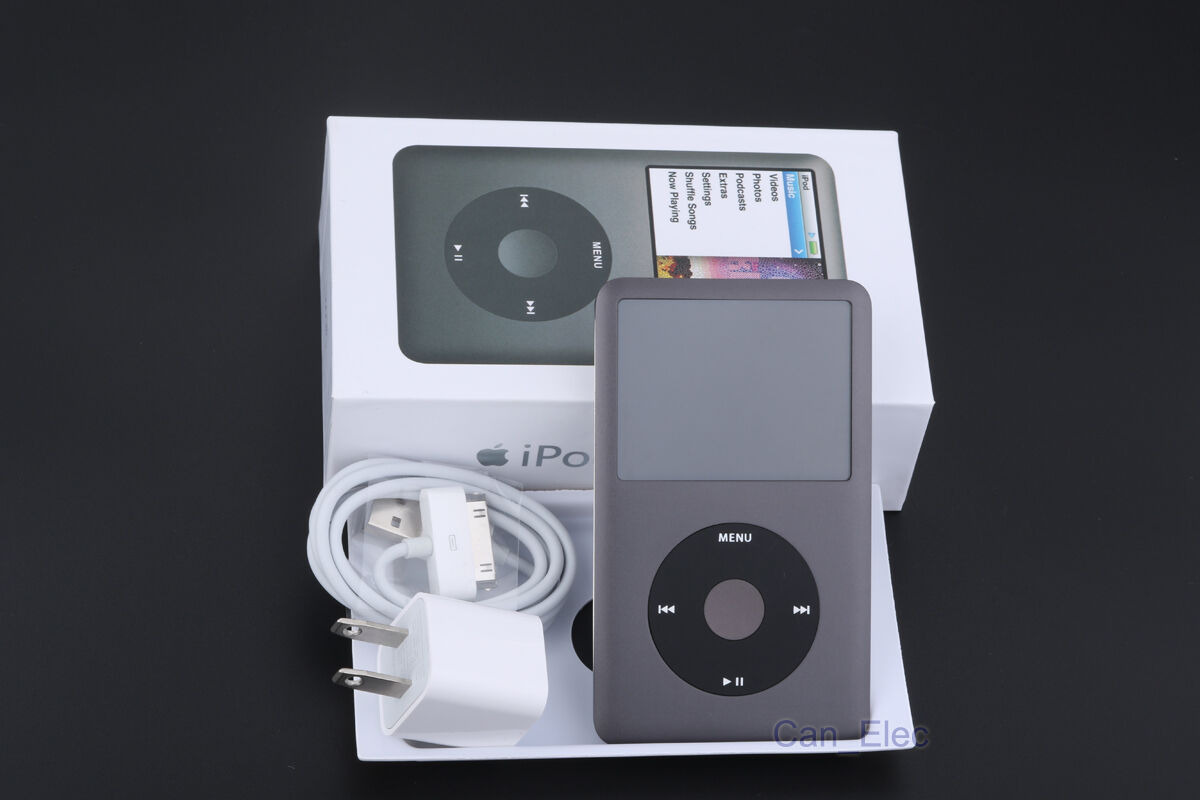 New Apple iPod Classic 7th Generation 160GB Black/Silver (Latest Model) & Sealed