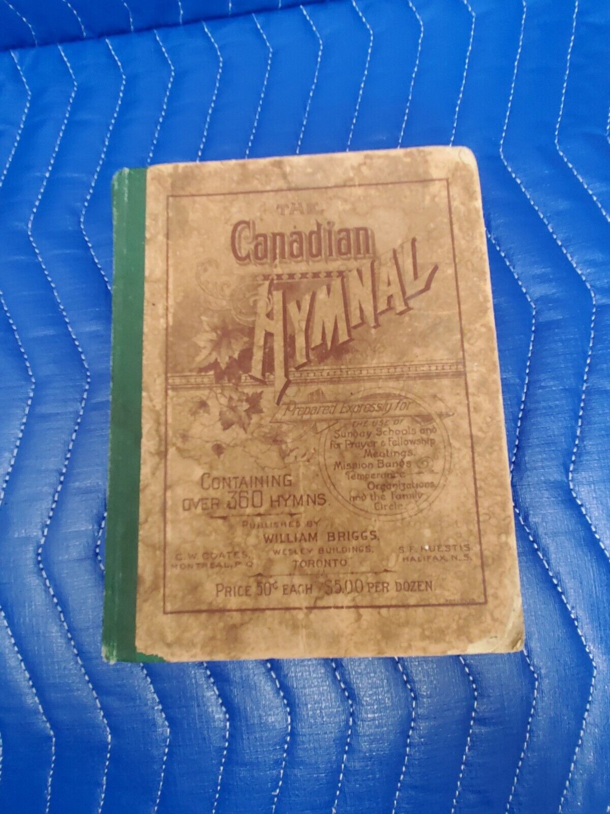 1894 THE CANADIAN HYMNAL 496 Hymns William Briggs Toronto Sunday School TD7