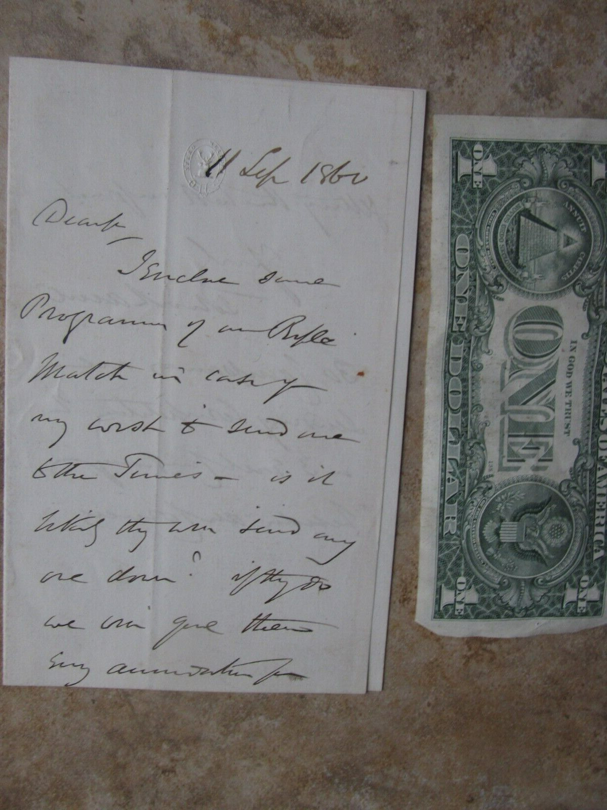 Rare 1862 Handwritten Letter, John Laird, BUILDER OF CSA RAM ALABAMA, Navy Rifle