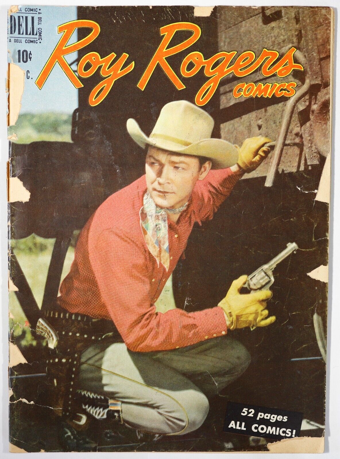 Roy Rogers Comics #24 - $0.10 Dell Pub., Dec. 1949 - 52 pages, Photo Cover - GD