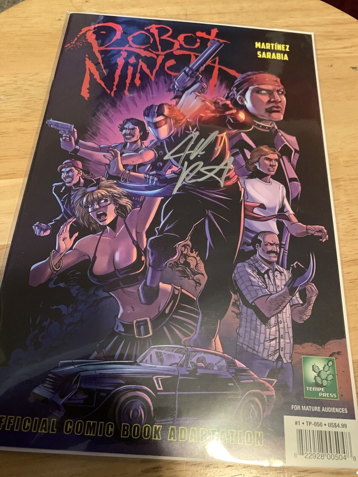 Signed Robot Ninja (Official Comic Book Adaptation).
