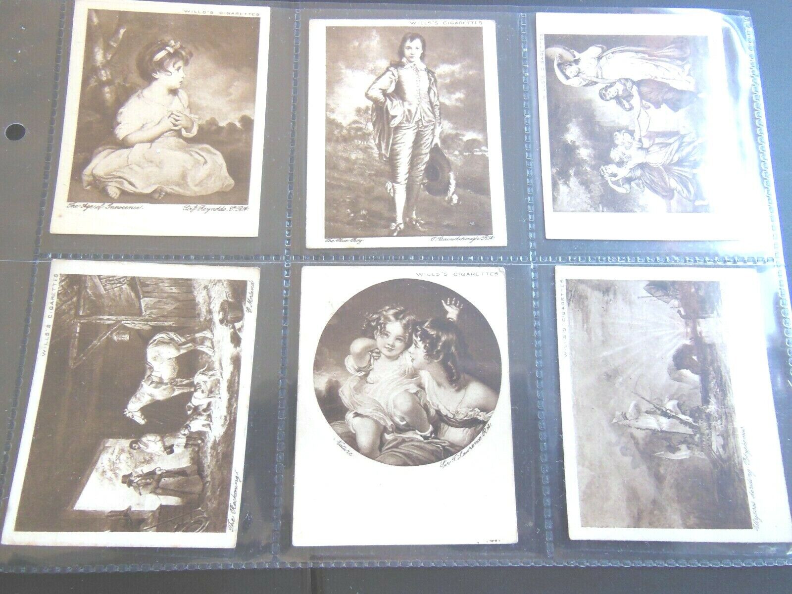 Tobacco Card Set, WD & HO Wills, CELEBRATED PICTURES paintings 1916 VERY RARE